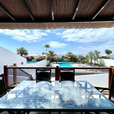 Villa Estupenda Villa Con Piscina Privada, Wifi Y Vistas Al Mar En Playa Blanca *